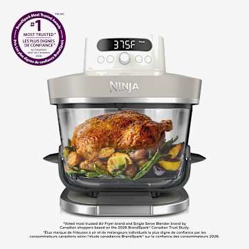 Ninja Crispi® Pro 6-in-1 Countertop Glass Air Fryer, Bone