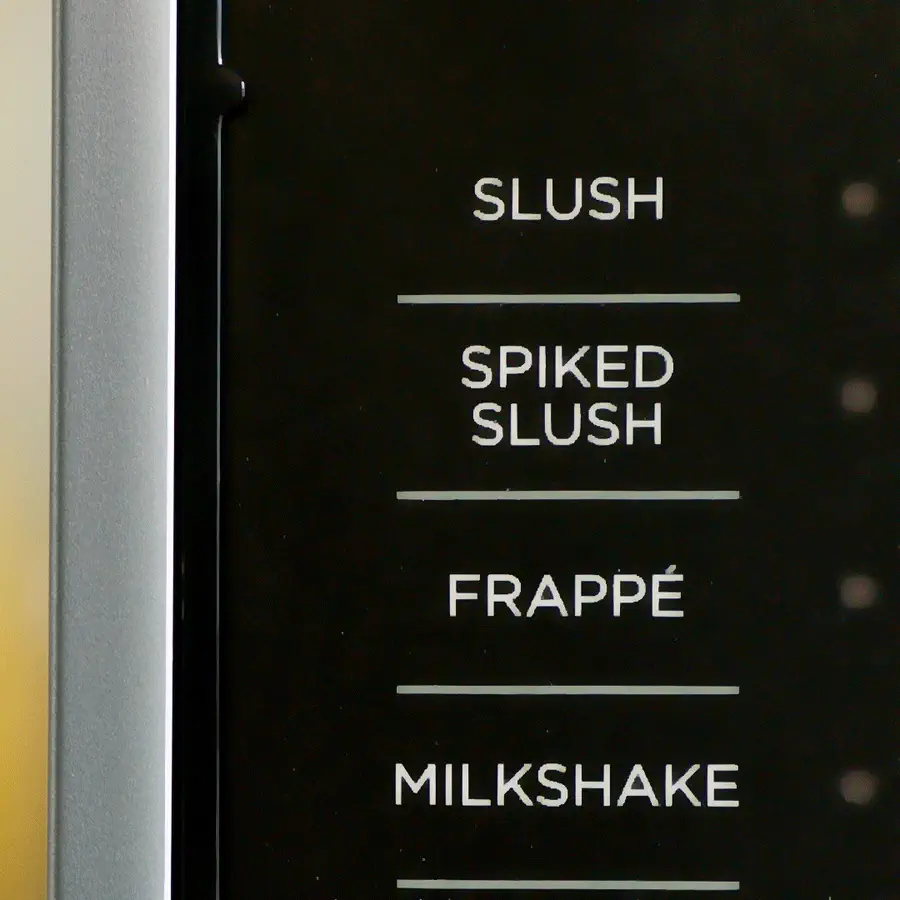 Pour. Press. Slush.